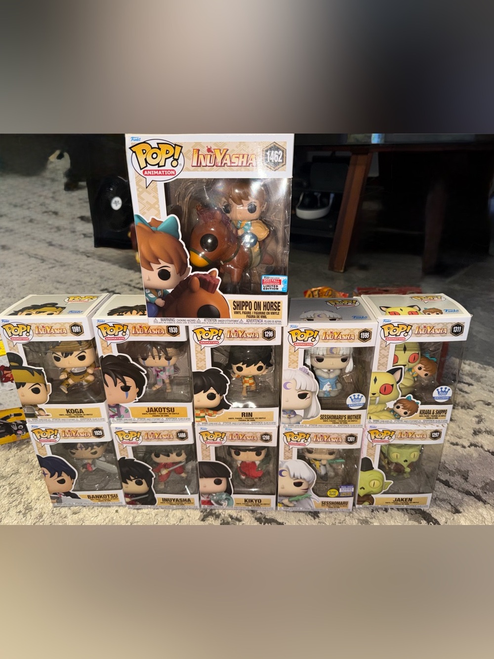 Funko Pop! Inuyasha set of 11 figurines